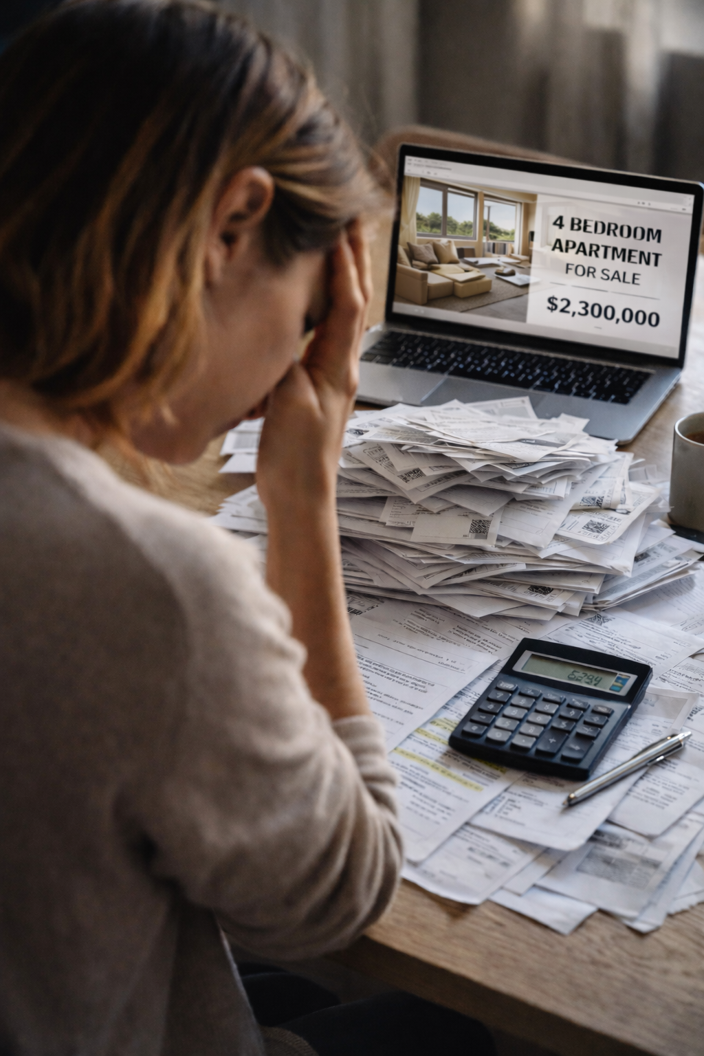 מעצבת עובדת באתר בנייה